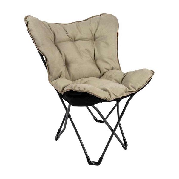 Comfortable Butterfly Chair Redbridge M Beige for Outdoors
