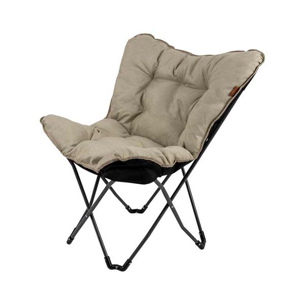 Comfortable Butterfly Chair Redbridge M Beige for Outdoors