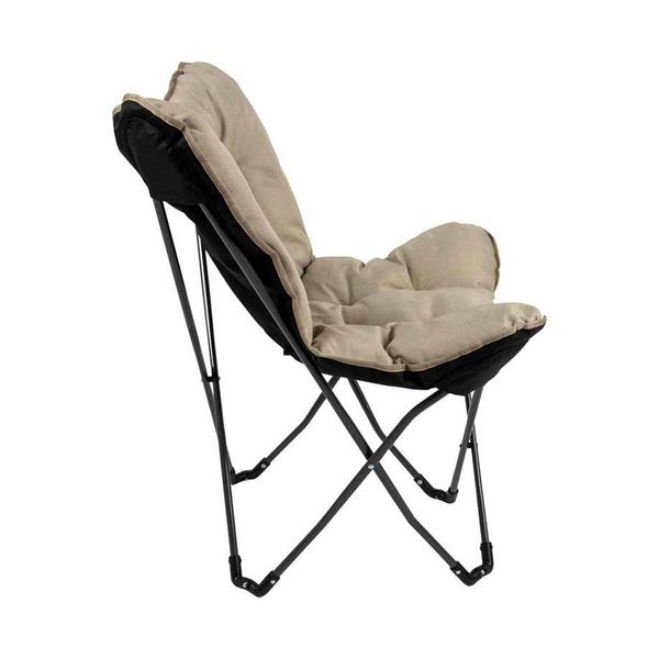 Comfortable Butterfly Chair Redbridge M Beige for Outdoors