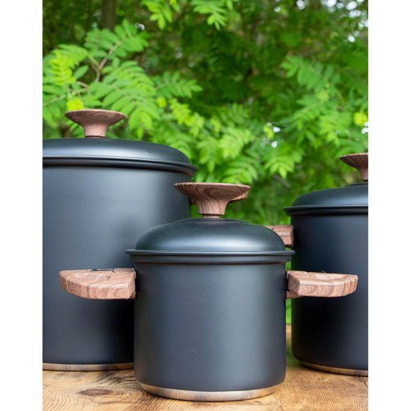 Bo-Camp Industrial Collection Cookware Set Hading Compact 3