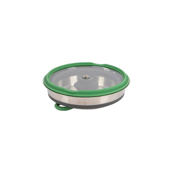 Bo-Camp Steel Pan with Lid Foldable Silicon 1.3 Litre