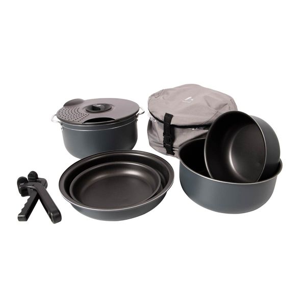 Bo-Camp Cookware Set Camping 7 Pieces Aluminium