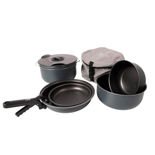 Bo-Camp Cookware Set Camping 7 Pieces Aluminium