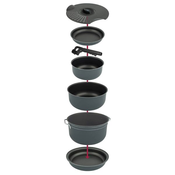 Bo-Camp Cookware Set Camping 7 Pieces Aluminium