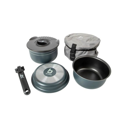 Bo-Camp Cookware Set Trekking 5 Pieces Aluminium