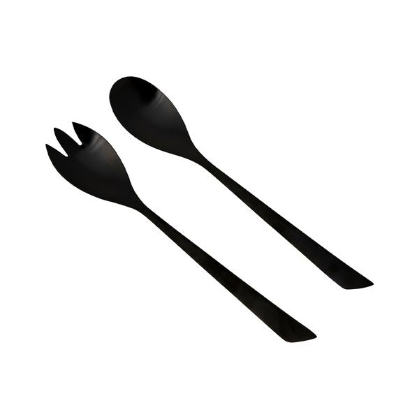 Bo-Camp Industrial Collection Salad Servers Fay 2 Pieces Black