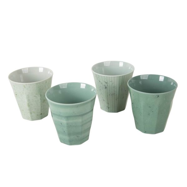 Bo-Camp Tableware Mix & Match Melamine 16 Pieces Green