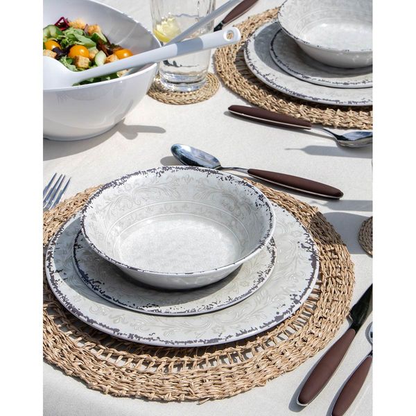 Gimex Stone Line Tableware Sand 12 Pieces