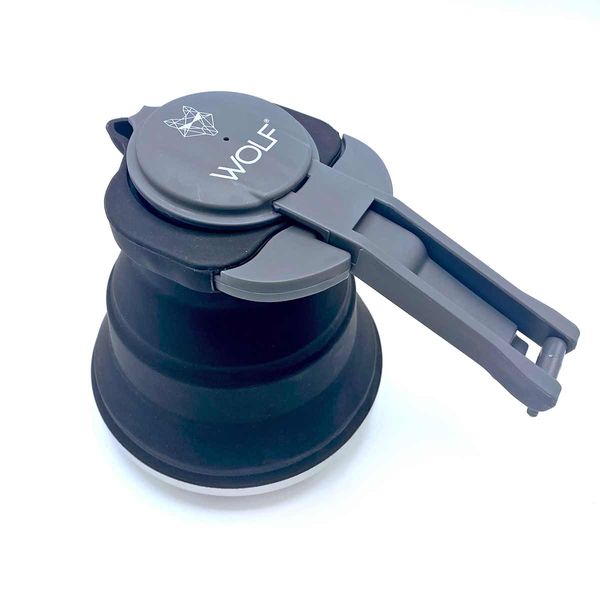 Wolf Outdoors Stainless Steel Base Silicone Collapsible Kettle 1.5L